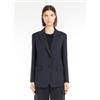 Weekend Max Mara per donna. [2515041091600] Blazer in lana vergine Materiale blu navy, Casual, Da sera, Classico, Manica lunga