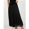 Marella per donna. [2513101101200] Gonna svasata Folco 2 nera, Nero, Casual, Nylon