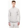 EA7 per uomo. [7M000069_AF13392] Felpa cardigan Dynamic Athlete in tessuto tecnico Ventus7 in grigio, Casual, Sportivo, Multisport, Polieste