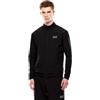 EA7 per uomo. [7M000069_AF13392] Felpa cardigan Ventus7 in tessuto tecnico Dynamic Athlete, nera, Nero, Casual, Sportivo, Multisport, Polies