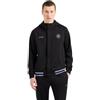 EA7 per uomo. [7M000259_AF13526] Felpa con cappuccio elasticizzata in twill da football nero, Casual, Sportivo, Multisport, Poliestere