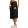 EA7 per donna. [7W000198_AF15213] Gonna lunga nera, Nero, Casual, Poliestere
