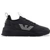 EA7 unisex. X8X221_XK437 Scarpe da ginnastica nere con logo [3220940], Nero, Basso, Stringhe, Casual, Sportivo, Multisport