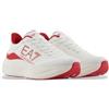 EA7 unisex. X8X245_XK442 Scarpe da corsa bianche [3221040], Basso, Stringhe, Casual, Sportivo, Multisport