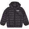 EA7 per ragazzo. 7B000035_AF12477 Core Identity Boy piumino nero [3221531], Casual, Poliamide, moda per bambini