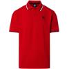 North Sails per uomo. 692439 Polo rossa a maniche corte [3227279], Rosso, Casual, Manica corta, Cotone biologico, Sostenibile