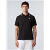 North Sails per uomo. 692439 Polo nera a maniche lunghe [3227283], Nero, Casual, Manica lunga, Cotone biologico, Sostenibile