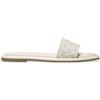 Michael Kors per donna. [40S5DNFS1B] Sandali bianchi Dana, Bianco, Basso, Nessuno, Casual