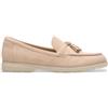 Clarks per donna. 26181453 Mocassini Narini Edge in pelle beige, Basso, Camoscio, Nessuno, Casual