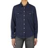 Pepe Jeans per donna. [PL304894BC3] Camicia blu normale, Casual, Cotone, Manica lunga, Sostenibile
