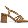 Pepe Jeans per donna. [PLS90703] Sandali in pelle scamosciata Zowi marroni, Marrone, 5 a 8cm, Fibbia, Casual, Da sera