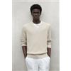 ECOALF per uomo. [MCMGAKNFICUS0639S25-241] Maglia Ficus Beige, Casual, Cotone biologico, Sostenibile