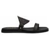 Alpe per donna. 546708 Sandali in pelle nera Sheila, Nero, Basso, Nessuno, Casual