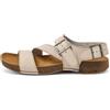 Art unisex. 109997240003_017 Sandali in pelle 0999 I Breathe bianco, Basso, Fibbia, Casual