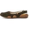 El Naturalista per donna. [2N4133220005_0G3] Sandali in pelle nera N413 Wakataua, Nero, Basso, Velcro, Casual