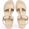 El Naturalista per donna. [2N85311ZZ005_020] N853 Sandali Gaia in pelle beige, 3 a 5cm, Fibbia, Casual