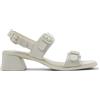Camper per donna. [K201739-002] Sandali Kora in pelle bianca, Bianco, 3 a 5cm, Fibbia, Casual, Sostenibile