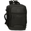 Pepe Jeans unisex. 7062841 Zaino per laptop Bromley 24 nero [3240728], Casual, Poliestere