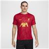Nike Maglia da calcio pre-partita a manica corta Nike Dri-FIT Liverpool FC Academy Pro - Uomo - Rosso