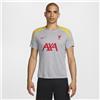 Nike Maglia a manica corta Nike Football Dri-FIT Liverpool FC Strike da uomo - Terza - Grigio