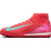 Nike Scarpa da calcio a taglio alto TF Nike Mercurial Superfly 10 Academy - Rosso