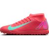 Nike Scarpa da calcio a taglio alto TF Nike Mercurial Superfly 10 Club - Rosso