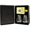 AMUERTE METAL BOX - Gin 70 cl + 2 bicchieri trasparenti (AMUERTE YELLOW)