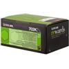 Lexmark Toner Nero 702K 70C20K0 1000 Pagine Cartuccia Di Stampa Riutilizzabile Originale