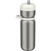 Mepal - Bottiglia isolata Twist Sport - A prova di perdite - Non è necessaria l'inclinazione - Isotermia: 6 ore di caldo, 10 ore di freddo - Borraccia con cannuccia - 600 ml - Ceramic white