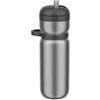 Mepal - Bottiglia isolata Twist Sport - A prova di perdite - Non è necessaria l'inclinazione - Isotermia: 6 ore di caldo, 10 ore di freddo - Borraccia con cannuccia - 600 ml - Graphite black