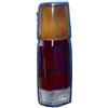 PROPOSTEONLINE Faro realizzato per Nissan KING CAB dal 1986 al 1991 posteriore Destro 40 CM Lunghezza Luci Bianco Arancio e Rosso B655023G10