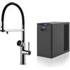 GESSI miscelatore rubinetto da cucina 60722 031 Chrome VITA Collection con unità FREDDO 60802 - 60722-031+60802