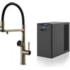GESSI miscelatore rubinetto da cucina 60722 149 Finox Brushed Nickel VITA Collection con unità FREDDO 60802 - 60722-149+60802