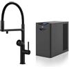GESSI miscelatore rubinetto da cucina 60722 299 Matt Black VITA Collection con unità FREDDO 60802 - 60722-299+60802