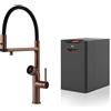 GESSI miscelatore rubinetto da cucina 60722 708 Copper Brushed VITA Collection con unità CALDO 60806 - 60722-708+60806