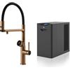 GESSI miscelatore rubinetto da cucina 60722 726 Warm Bronze Brushed VITA Collection con unità FREDDO 60802 - 60722-726+60802