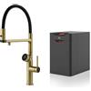 GESSI miscelatore rubinetto da cucina 60722 727 Brass Brushed VITA Collection con unità CALDO 60806 - 60722-727+60806