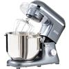 Kitchen in the box Impastatrice Planetaria, 7,5 Litri Impastatrice Professionale 1400W, 6 Velocità con Uncino Impastatore, Mescolatore e Frusta Sbattitrice (Grigio)
