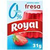 Royal, Gelatina, Light, Gusto Fragola, Confezione da 31 gr