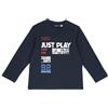 Chicco T-Shirt A Maniche Lunghe, T-Shirt Unisex - Bambini e Ragazzi, Blu (2), 9 Mesi