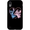 Disney Custodia per iPhone XR Disney Lilo e Stitch Angelo Cuore Baci