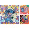 Ravensburger - Puzzle Disney Stitch, Idea Regalo per Bambini 5+ Anni, Gioco Educativo e Stimolante, 3 Puzzle da 49 Pezzi, 21x21 cm