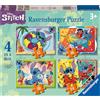 Ravensburger - Puzzle Disney Stitch, Collezione 4 in a Box, Idea Regalo per Bambini 3+ Anni, Gioco Educativo e Stimolante, 4 Puzzle 12-16-20-24 Pezzi, 19x14 cm