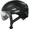 Abus Casco Bici Abus HYBAN 2.0 Ace Con Visiera E Led Nero Velvet