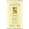 Le Fascine Classico - Olio Extravergine di Oliva 100% Italiano Estratto a Freddo Non Filtrato 100% Prodotto da Monocultivar Provenzale (3 Litri)