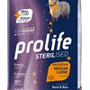 Prolife Sterilised Anatra e Riso Medium Large Nutrigenomic crocchette cane 10 Kg