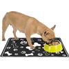 WhizNook Tappetino Ciotola Cane In Terra Diatomacea 50 X 30 Cm, Impermeabile Antiscivolo Sottociotola Per Cani, Super Assorbente Tappetino Ciotole Gatto, Facile Da Pulire, per Proteggere Pavimento Da Liquidi