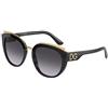 Dolce & Gabbana Occhiali da Sole PRINT FAMILY DG 4383 Black/Grey Shaded 54/21/145 donna