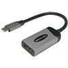 PRENDELUZ Adattatore USB Tipo C a HDMI Femmina 4K, ideale per trasmettere video ad alta definizione su schermi esterni.