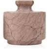 MARBLOUS KRAFTS Elegante dispenser di zucchero in marmo da 7,6 x 7,6 cm, saliera singola con coperchio (Marinara), MK-SCS-01